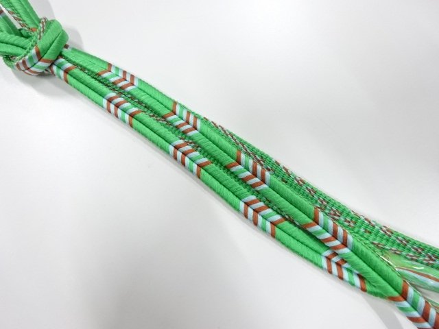 未使用品　正絹　手組帯締め
